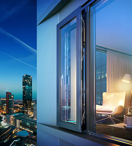 Parallel Öffnung Fenster