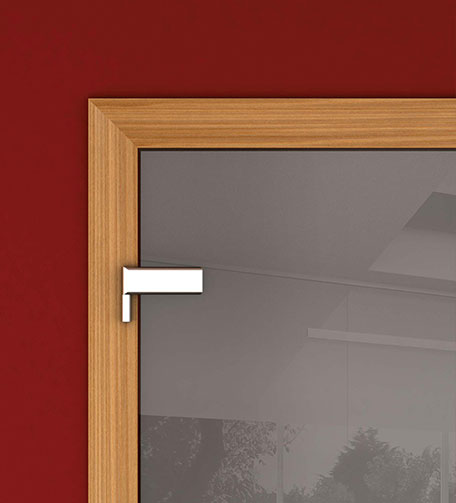 HOLZGERAHMTE GLASTÜREN